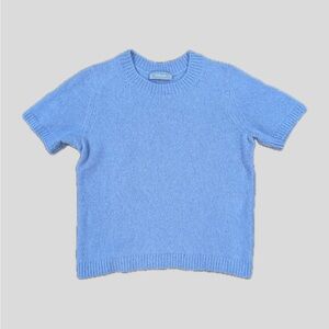 Everlane Lilac Blue Short Sleeve alpaca t-shirt